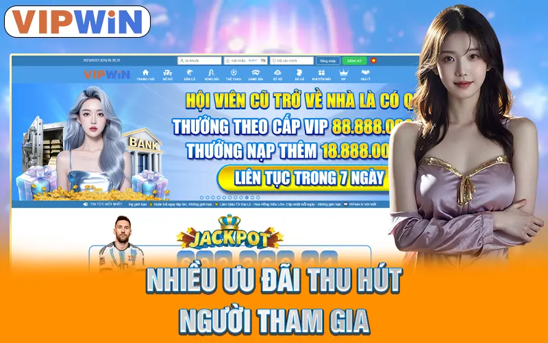Giới Thiệu VIPWIN | Điểm Đến Giải Trí Hấp Dẫn Hàng Đầu 2025 3 Nhiều ưu đãi thu hút người tham gia